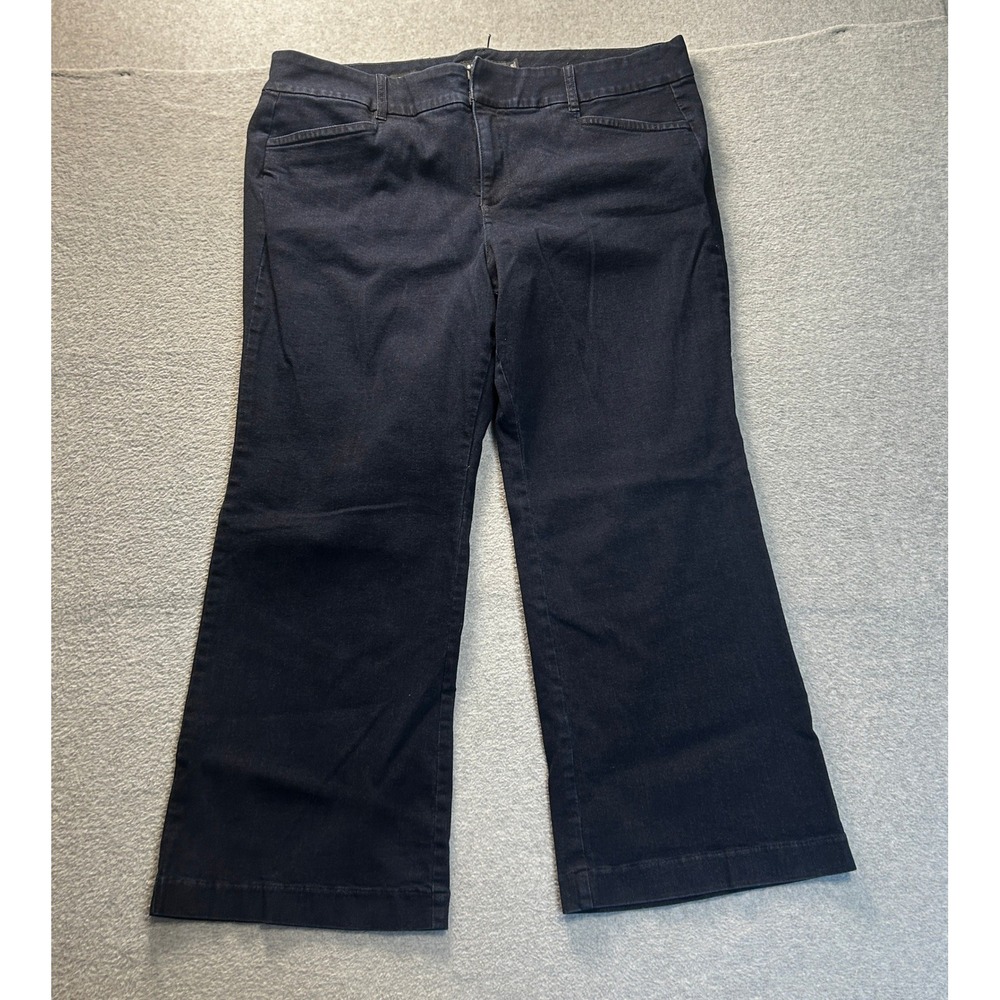 Trouser Boot Stretch Pants Womens Navy Blue Plus Size 22‎ Studio by Torrid